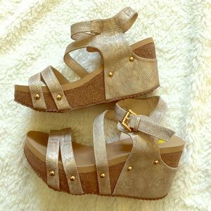 Volatile snakeskin  Oxley Sandal